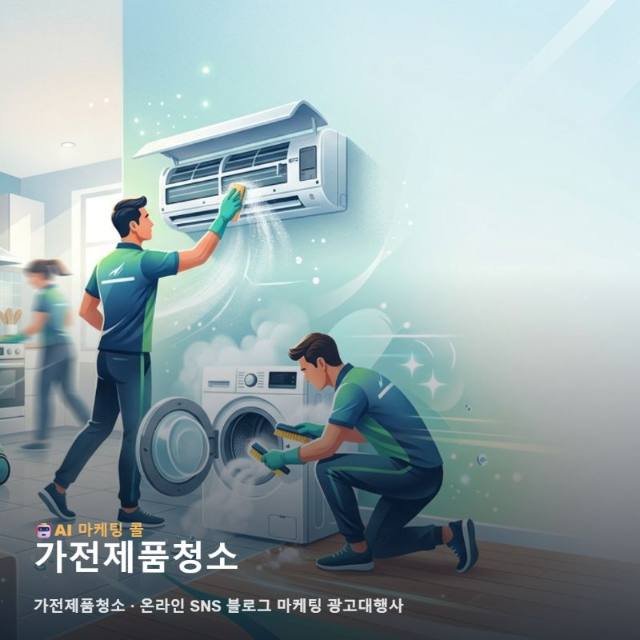 가전제품청소 브랜드 가치를 높이는 온라인 SNS 블로그 마케팅 광고대행사 활용 원칙 관련 이미지 1
