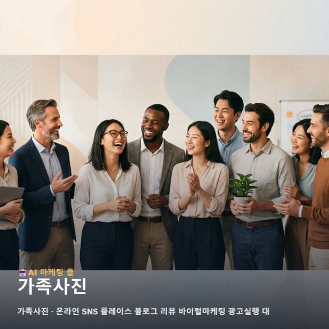 가족사진 브랜드의 신뢰를 높이는 온라인 마케팅 광고대행 전략과 채널별 통합 운영 방안 관련 이미지 1