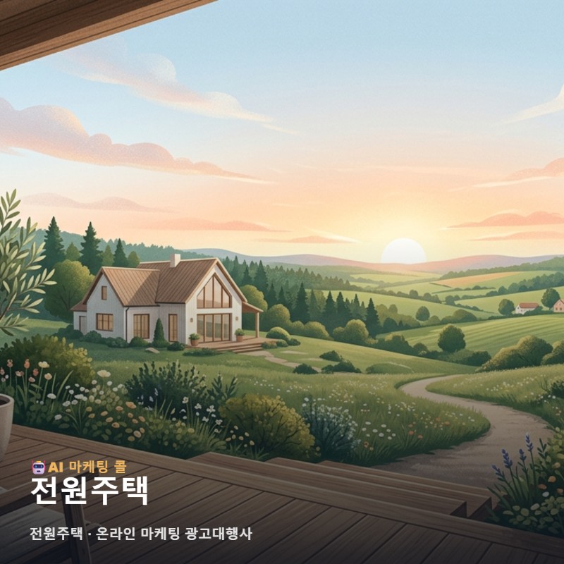 계절의 정취를 오롯이 누릴 수 있는 전원주택 가치를 제대로 알리기 위한 온라인 관련 이미지 1