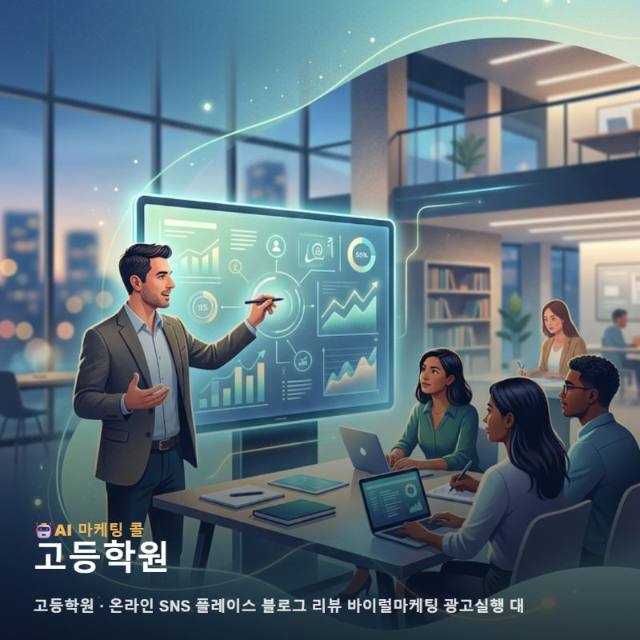 고등학원 가치를 학부모에게 신뢰로 전달하는 온라인 마케팅 광고대행 전략 관련 이미지 1
