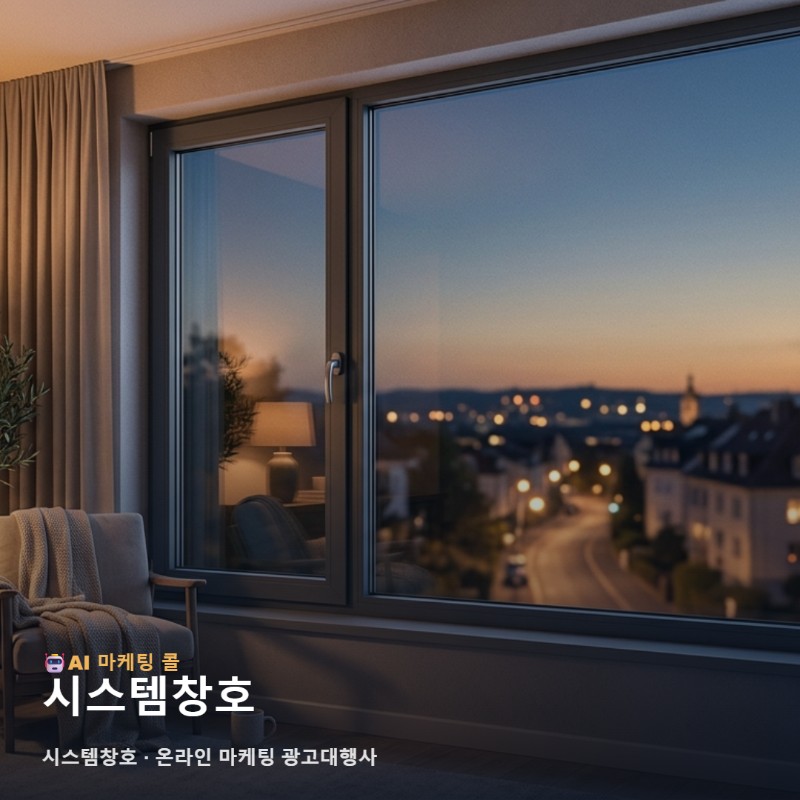 고성능 시스템창호 시공 역량을 소비자에게 확실히 알리는 온라인 마케팅 광고대행사 관련 이미지 1
