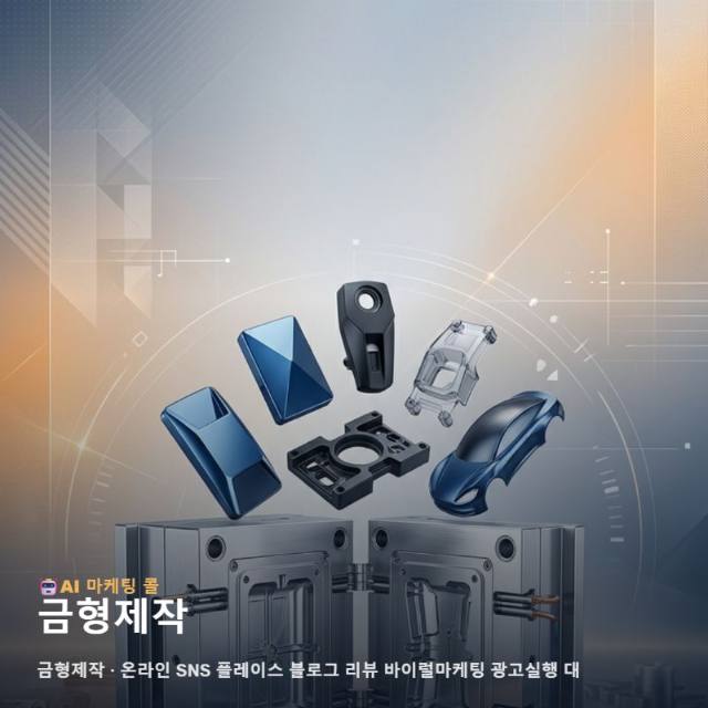 금형제작 기술을 온라인 콘텐츠로 구현하여 신규 수주를 돕는 마케팅 광고대행 운영 전략 관련 이미지 1