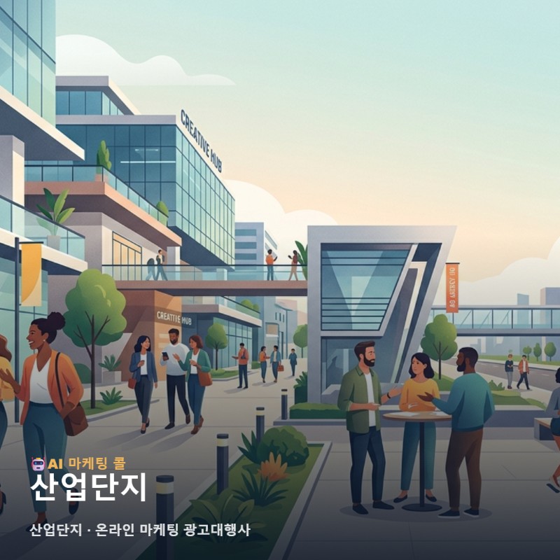 기업 성장의 기반인 산업단지 홍보를 위해 온라인 마케팅 광고대행사가 제안하는 전략 관련 이미지 1