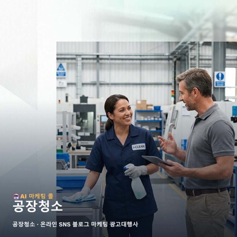 기업 신뢰도를 높이는 공장청소 서비스 홍보를 위한 통합 온라인 마케팅 운영 전략 관련 이미지 1