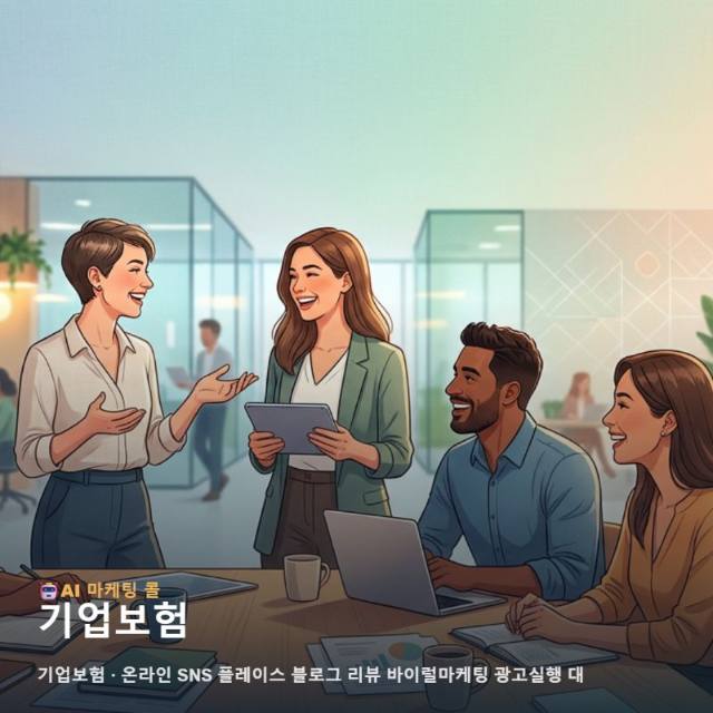 기업보험 전문성을 온라인에서 증명하고 실질적인 상담으로 연결하는 통합 마케팅 관련 이미지 1