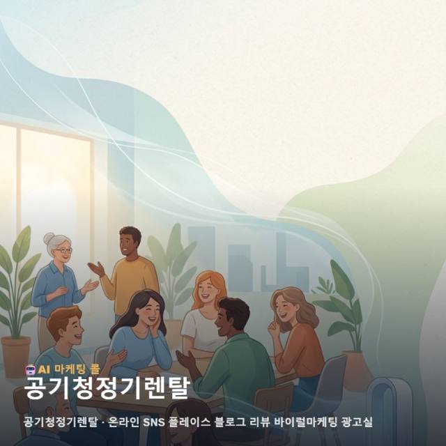 깨끗한 공기를 찾는 고객에게 공기청정기렌탈 브랜드의 신뢰를 전하며 성장을 이끄 관련 이미지 1