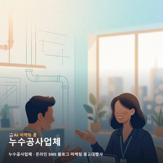 누수공사업체 홍보의 성패는 고객의 신뢰를 얻는 정보 중심의 마케팅 전략에 달려 있습니다 관련 이미지 1