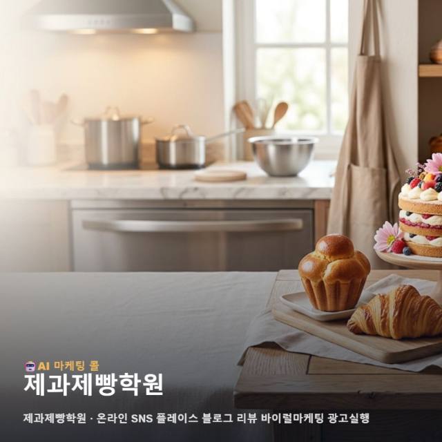 달콤한 향기로 가득한 제과제빵학원 브랜드 성장을 돕는 단계별 온라인 홍보와 마케팅 전략 관련 이미지 1