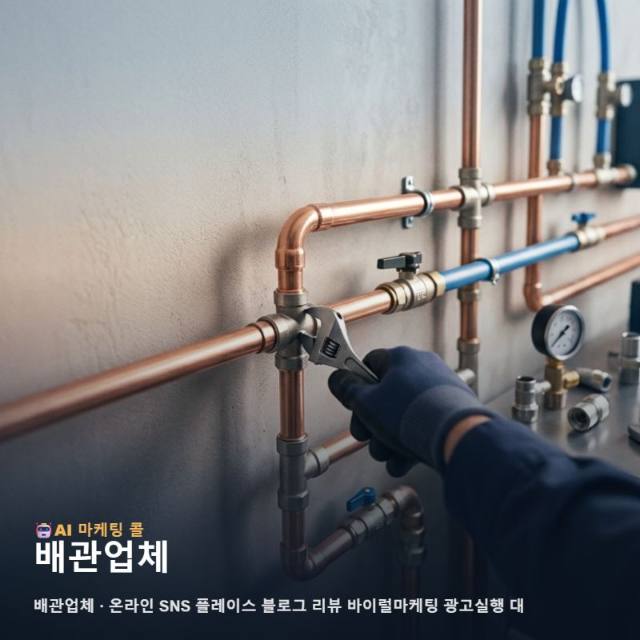 마케팅 광고대행 기준으로 보는 배관업체 체크 포인트 관련 이미지 1