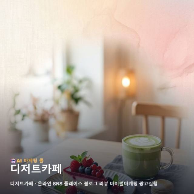 마케팅 광고대행 디저트카페 알아보기 전 알아두면 좋은 정보 관련 이미지 1