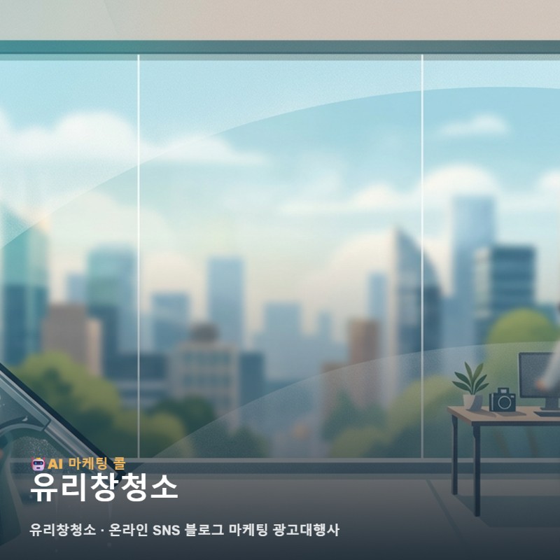 마케팅 광고대행 생활에서 유리창청소를 비교하는 방법 관련 이미지 1