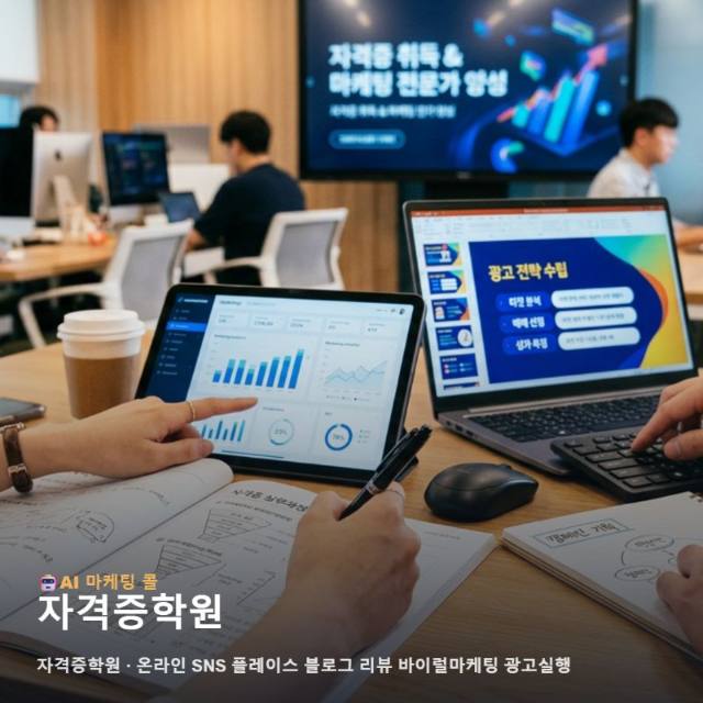 마케팅 광고대행 자격증학원, 처음 알아볼 때 놓치기 쉬운 부분 관련 이미지 1