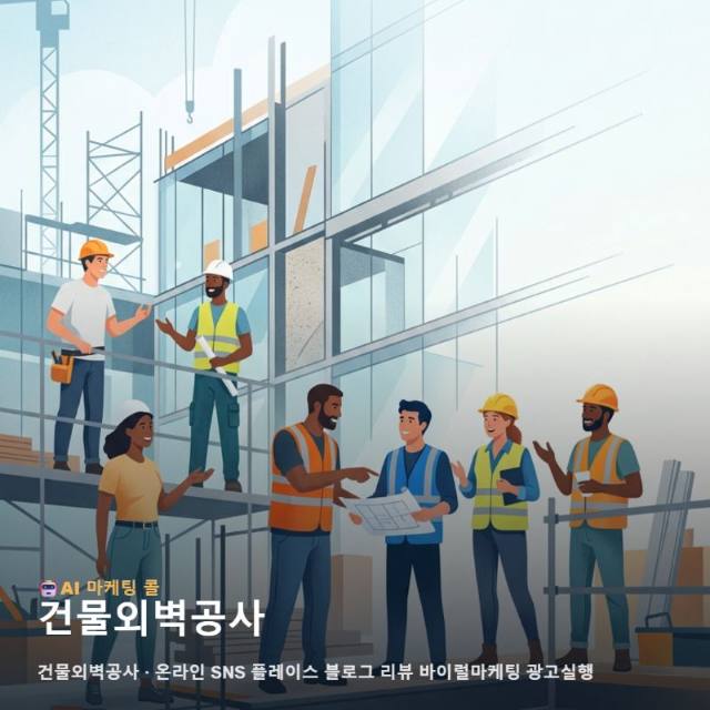마케팅 광고대행에서 건물외벽공사를 비교할 때 달라지는 기준 관련 이미지 1