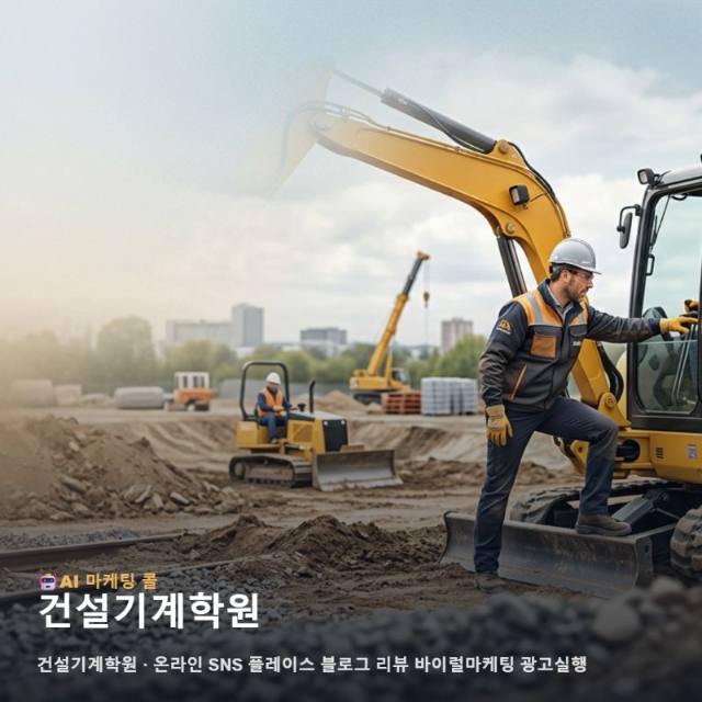 마케팅 광고대행에서 살펴본 건설기계학원 선택의 기준 관련 이미지 1
