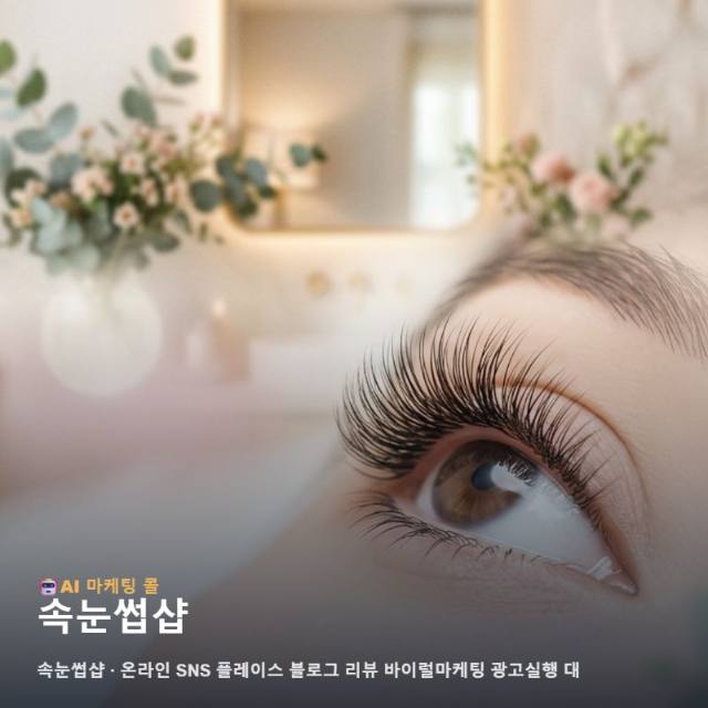 마케팅 광고대행에서 속눈썹샵를 비교할 때 달라지는 기준 관련 이미지 1