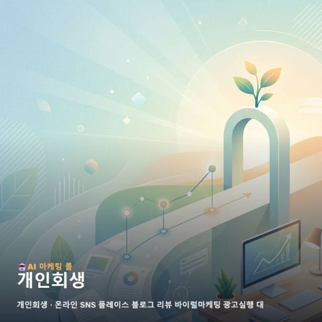 막막한 채무 고민을 해결할 개인회생 정보를 효과적으로 확산하는 온라인 마케팅 관련 이미지 1