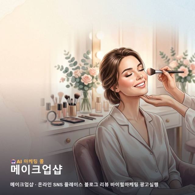 메이크업샵 가치를 높이고 새로운 고객을 만나는 온라인 통합 마케팅과 광고 실행의 방향 관련 이미지 1
