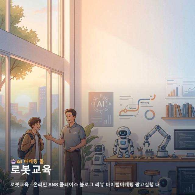 미래 경쟁력을 기르는 로봇교육 가치를 학부모에게 명확히 전달하는 온라인 마케팅 전략 관련 이미지 1