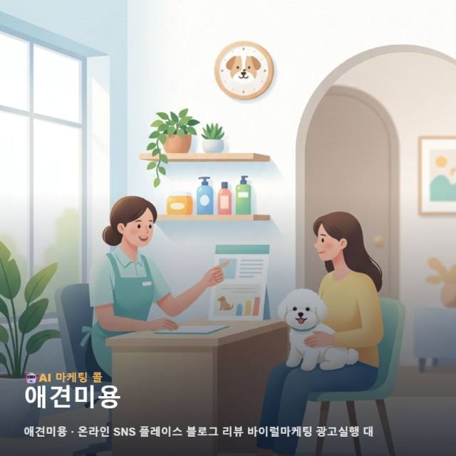 반려견의 아름다운 변화를 선물하는 애견미용 브랜드가 온라인에서 더 깊은 신뢰 관련 이미지 1