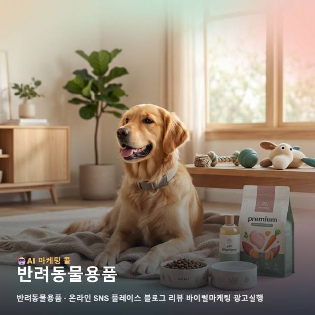 반려동물용품 브랜드 가치를 알리는 온라인 마케팅 광고대행 및 채널별 운영 전략 관련 이미지 1