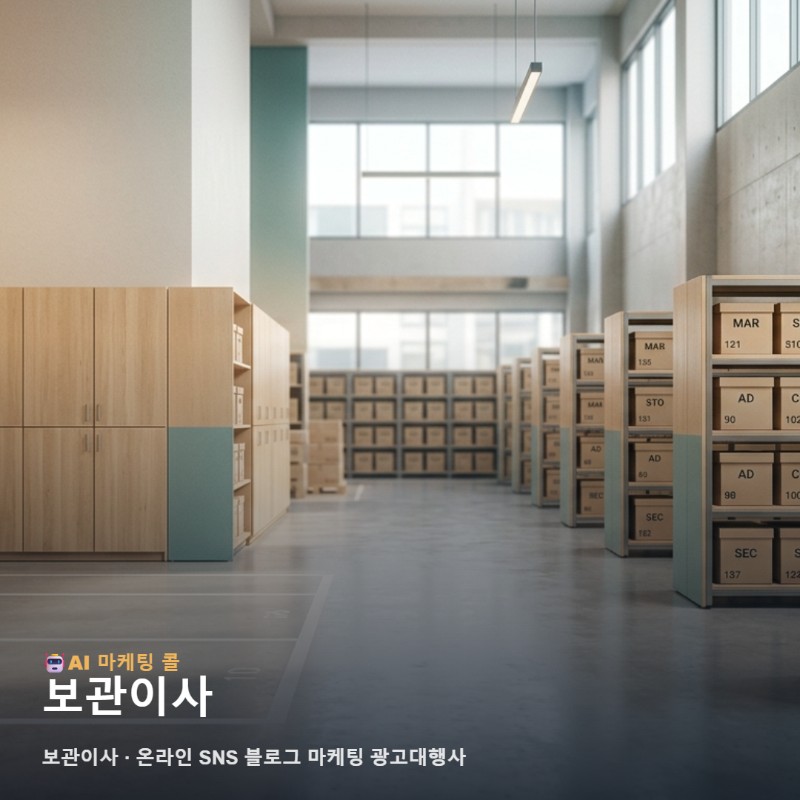 보관이사 가치를 신뢰로 연결하는 온라인 SNS 블로그 마케팅 광고대행사 전략 관련 이미지 1