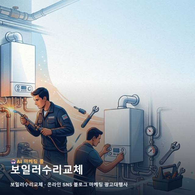 보일러수리교체 신뢰를 높이는 온라인 SNS 블로그 마케팅 광고대행사 통합 운영 보 관련 이미지 1