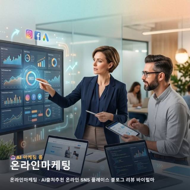 브랜드 가치를 높이는 온라인마케팅 통합 실행 및 업종별 관련 이미지 1