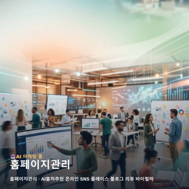 브랜드의 디지털 가치를 높여주는 체계적인 홈페이지관리 및 관련 이미지 1