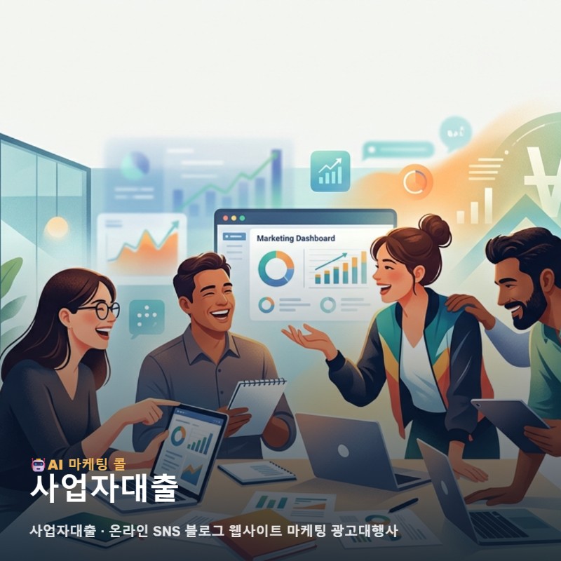 사업자대출 홍보를 위한 정교한 온라인 마케팅과 업종별 광고 실행 전략 관련 이미지 1