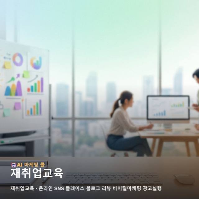 새로운 인생의 출발점이 되는 재취업교육 브랜드를 온라인에서 효과적으로 알리는 마케팅 전략 관련 이미지 1