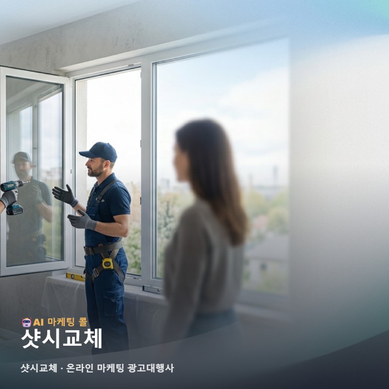 샷시교체 시공 역량을 알리고 상담을 늘리는 온라인 마케팅 전략 가이드 관련 이미지 1
