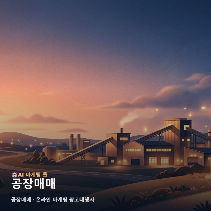 성공적인 공장매매 거래를 돕는 온라인 마케팅 광고대행사 활용과 매물 홍보의 핵심 기준 관련 이미지 1