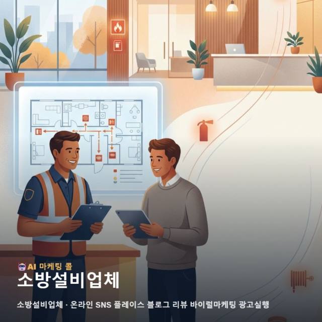 소방설비업체 전문성을 온라인 신뢰로 구축하는 단계별 통합 마케팅 관련 이미지 1