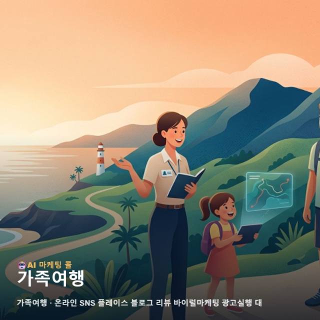 소중한 가족여행 추억을 제안하는 온라인 마케팅 전략과 다각도 광고 실행의 가치 관련 이미지 1