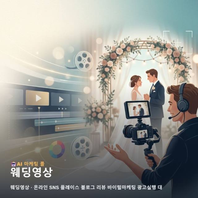 소중한 순간을 기록하는 웨딩영상 브랜드가 온라인 마케팅 광고대행으로 예비부부와 만나는 법 관련 이미지 1