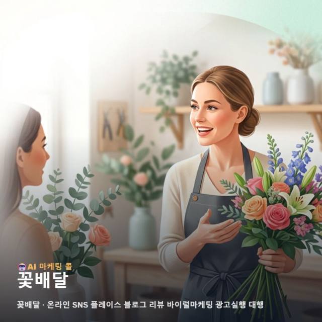 소중한 진심을 전하는 꽃배달 가치와 온라인 노출을 극대화하는 마케팅 광고대행 전략 안내 관련 이미지 1
