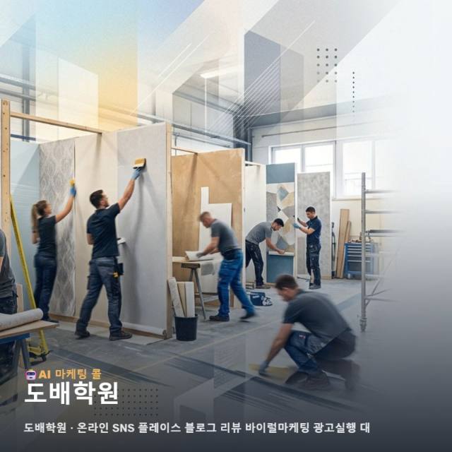 수강생 모집의 성공을 돕는 도배학원 마케팅과 신뢰를 높이는 온라인 홍보 전략 관련 이미지 1