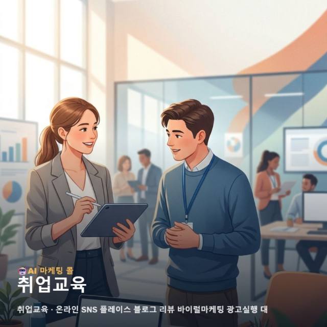수강생의 내일을 함께 준비하는 취업교육 홍보를 위한 통합 온라인 마케팅 광고대행 전략 관련 이미지 1