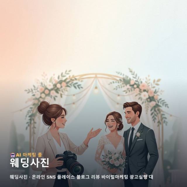 신랑 신부의 마음을 사로잡는 웨딩사진 홍보를 위한 온라인 광고 실행 전략 관련 이미지 1