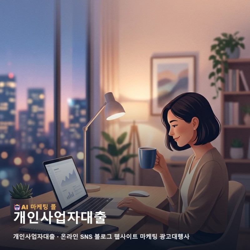 신뢰를 바탕으로 개인사업자대출 시장을 선점하는 온라인 마케팅 기술 관련 이미지 1