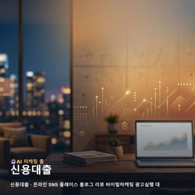 신용대출 정보를 찾는 고객의 신뢰를 얻는 통합 마케팅 광고대행 운영 가이드 관련 이미지 1