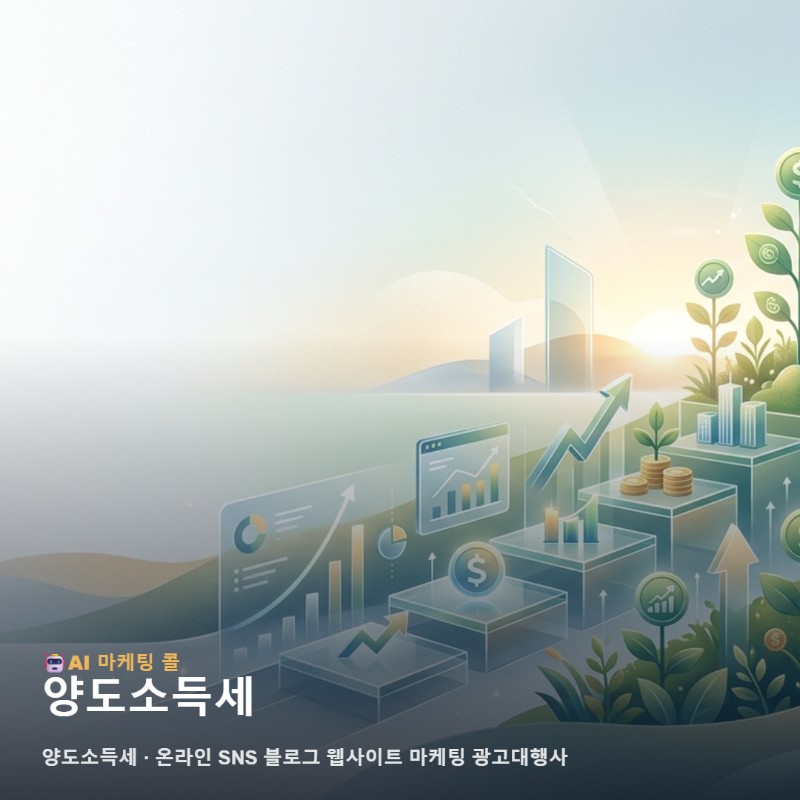 양도소득세 고민하는 고객의 시선을 멈추게 하는 온라인 마케팅 관련 이미지 1