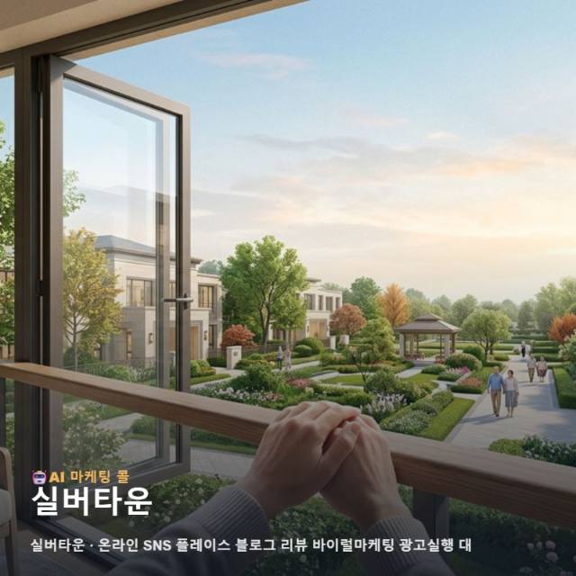 어르신들의 평온한 노후를 위한 실버타운의 진심이 온라인에서 신뢰로 피어나는 마케팅 기술 관련 이미지 1