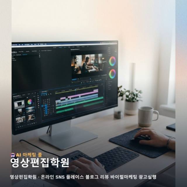 영상편집학원 실무 역량을 온라인에서 효과적으로 알리는 마케팅 광고대행 및 채널 통합 전략 관련 이미지 1