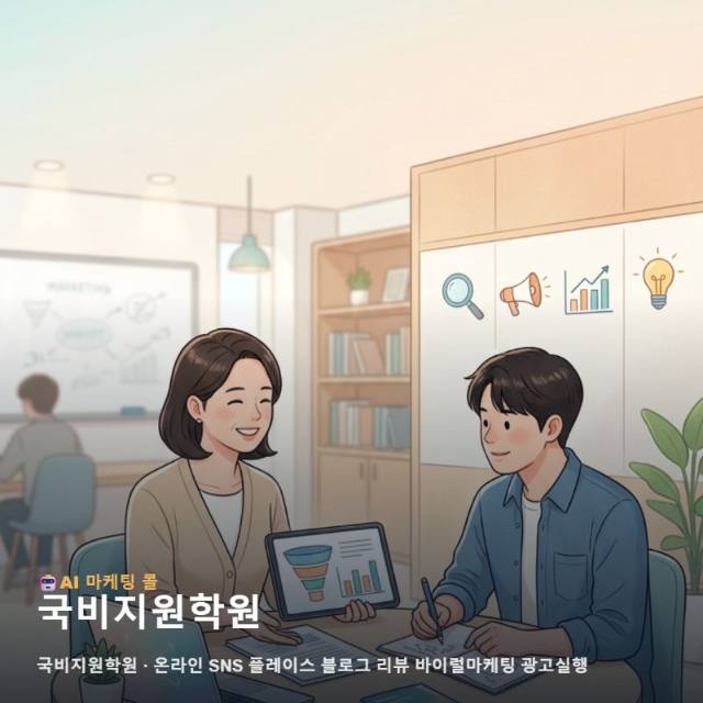 온라인으로 소통하는 국비지원학원 성장을 위해 마케팅 광고대행 방향을 묻고 답하 관련 이미지 1