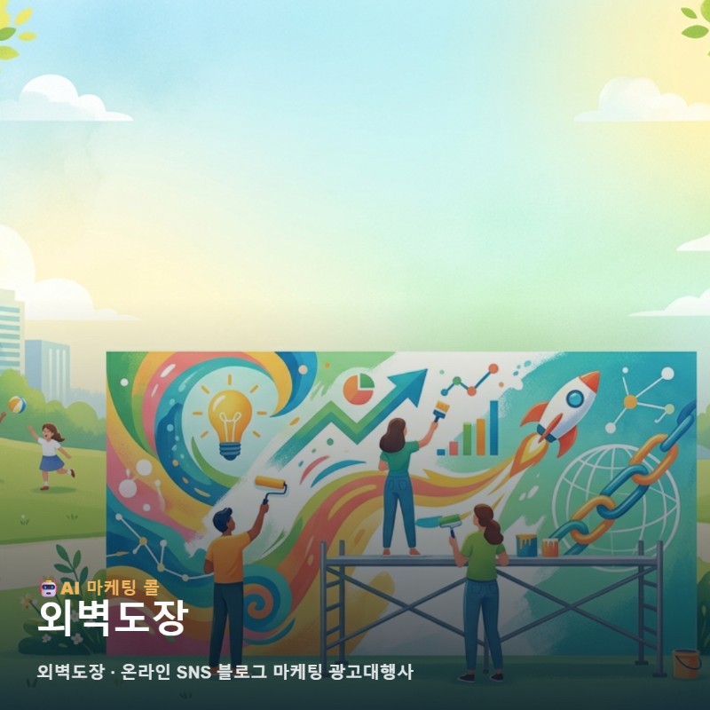 외벽도장 실력을 소비자에게 전달하는 온라인 SNS 블로그 마케팅 광고대행사 전략입니다 관련 이미지 1