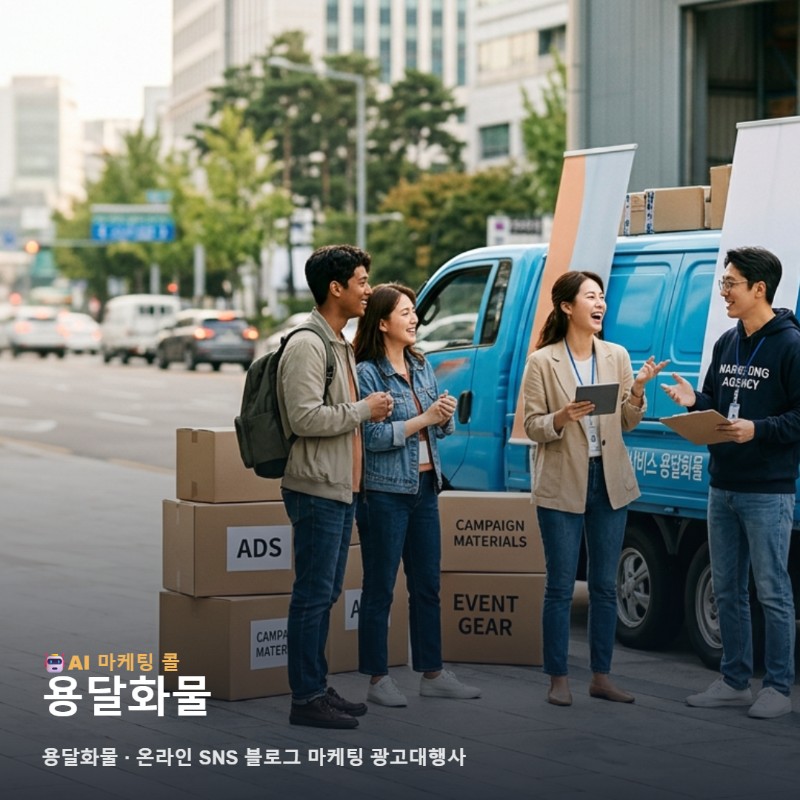 용달화물 운영의 경쟁력을 높이는 온라인 SNS 블로그 마케팅 광고대행사의 맞춤형 관련 이미지 1