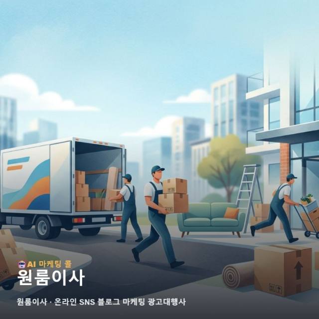 원룸이사 사업의 매력을 알리는 온라인 SNS 블로그 마케팅 광고대행사 선택 기준 관련 이미지 1