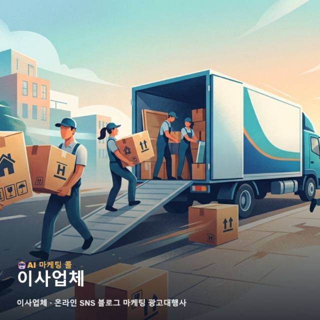 이사업체 가치를 높이는 온라인 SNS 블로그 마케팅 광고대행사 실무 전략 관련 이미지 1