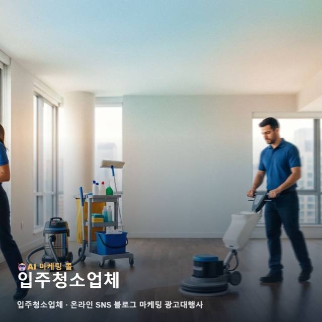 입주청소업체 경쟁력을 강화하는 온라인 SNS 블로그 마케팅 광고대행사 전략 제안 관련 이미지 1